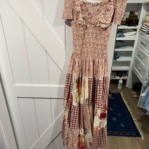 CB Positano by Kore.  Beautiful patchwork dress in 100% cotton.